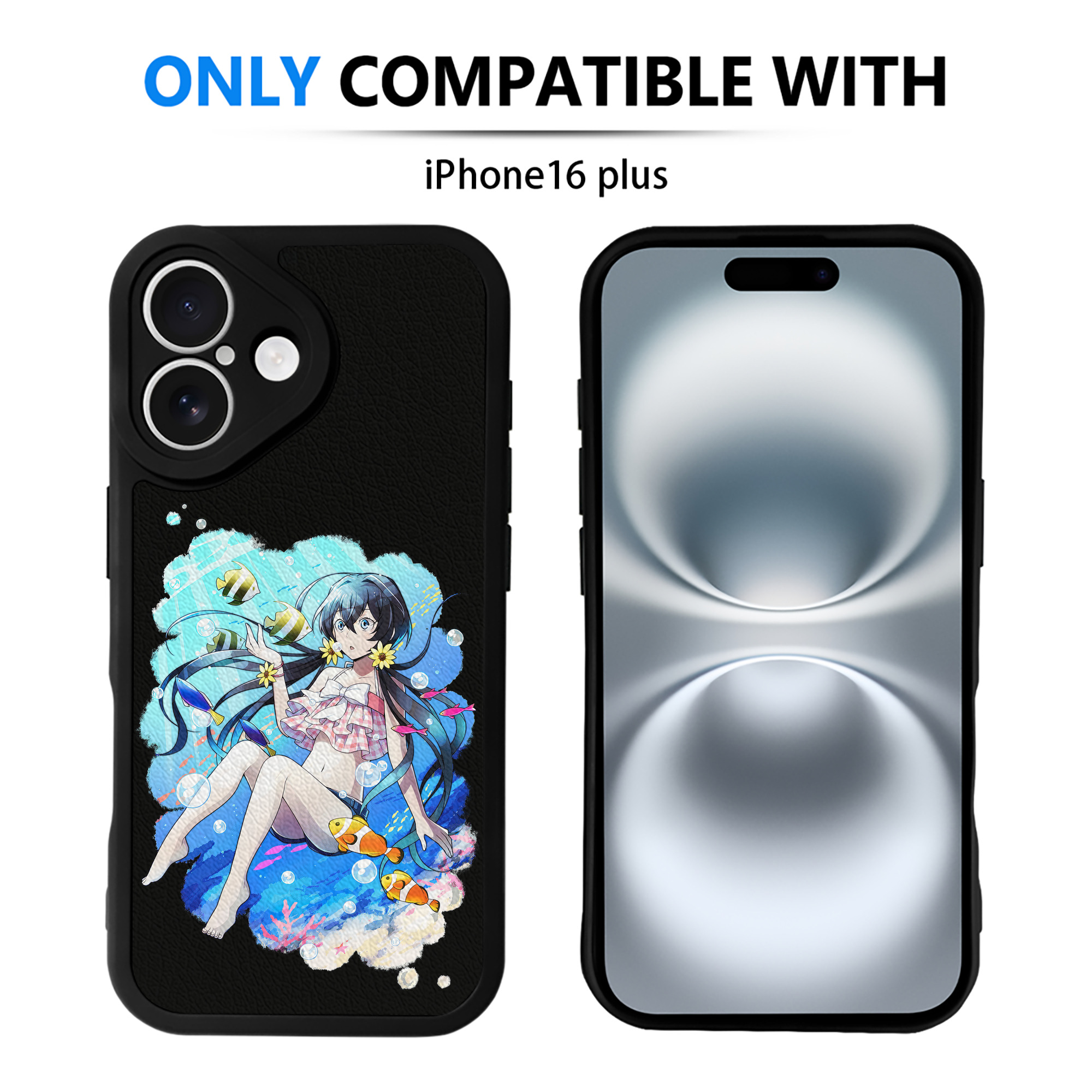（画像用） 文豪ストレイドッグス Bungo Stray Dogs 【iPhone 16シリーズ対応】シリコンスマホケース（レザー調） 材質：シリコン